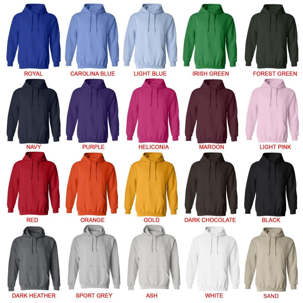 hoodie color chart - Gachiakuta Store