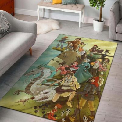 total studio ghibli area rug carpet9u6xi - Gachiakuta Store